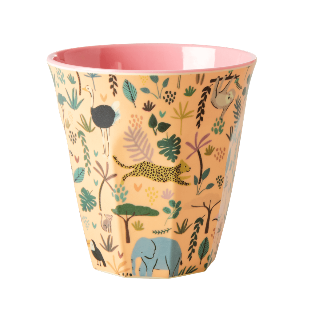 Melamine Kids Cups in Asst. Funky Prints - Medium - 6 pcs. in Gift Box