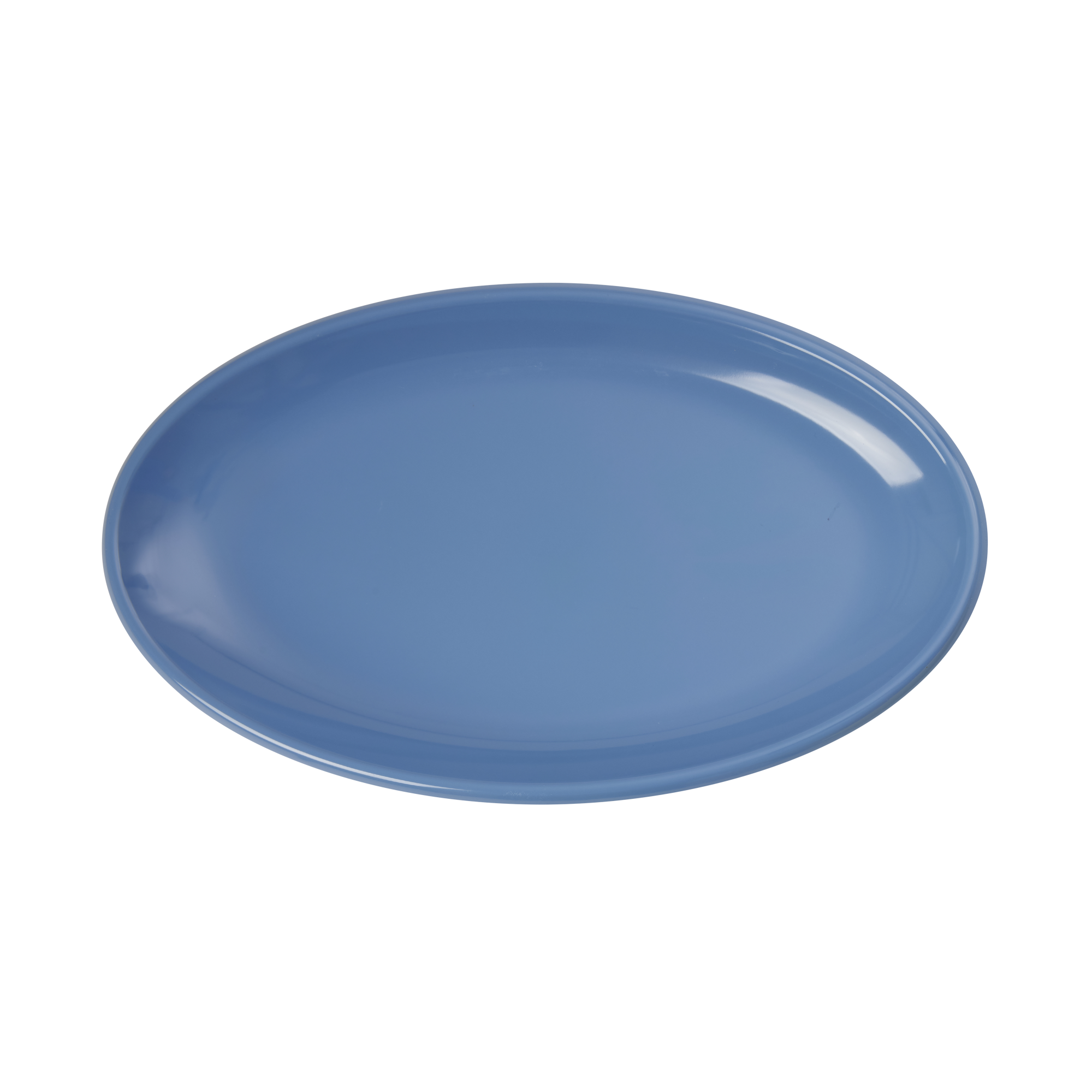 Medium Melamine Serving Dish - Dusty Blue