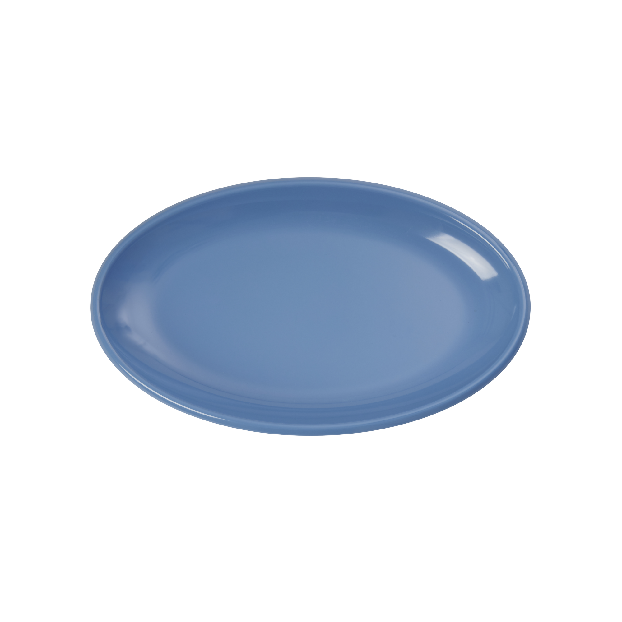 Small Melamine Serving Dish - Dusty Blue