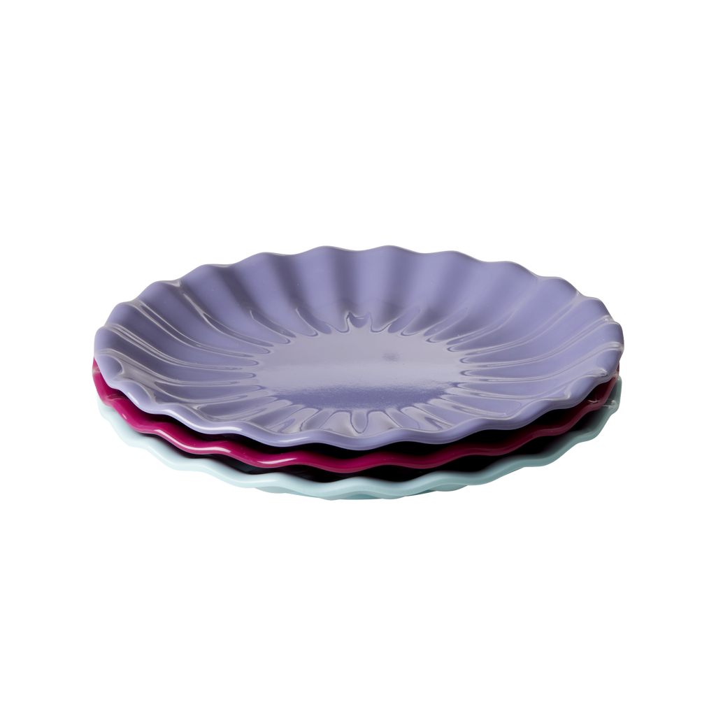 Flower Side Plate - Lavender Color