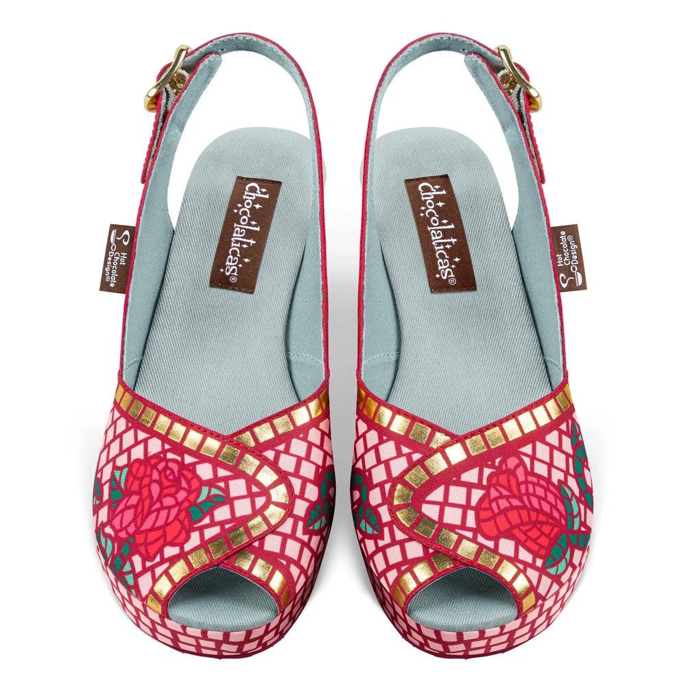 Chocolaticas® Mosaic Garden Women's Sandal by Hot Chocolate Design