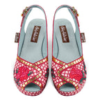 Chocolaticas® Mosaic Garden Women's Sandal by Hot Chocolate Design