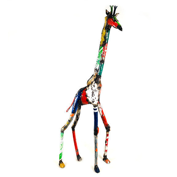 Funky Giraffe - Recycled Metal