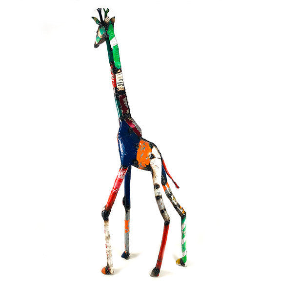 Funky Giraffe - Recycled Metal