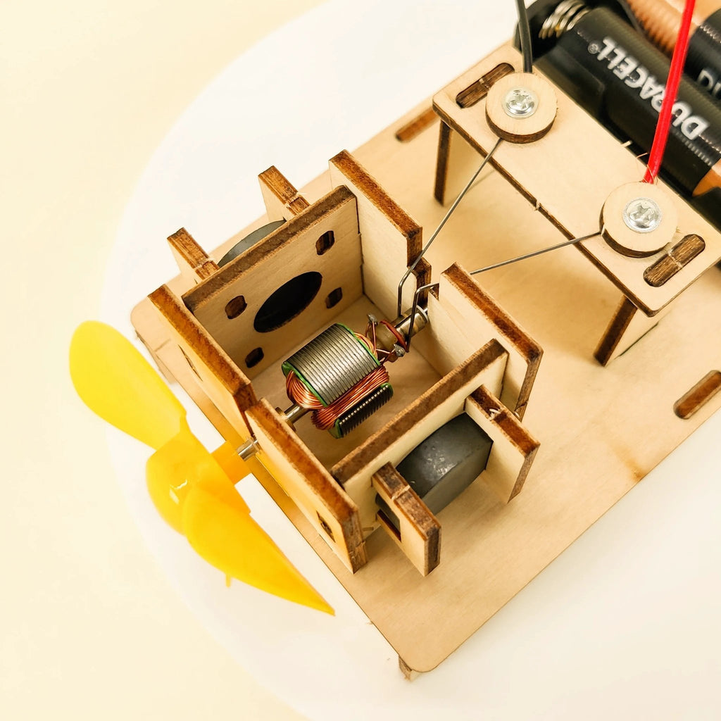 Electric Motor DIY Kit, Educational STEM Toy by Kitsville