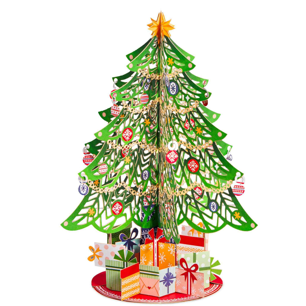 Christmas Tree Pop Up Card with Keepsake Gift
