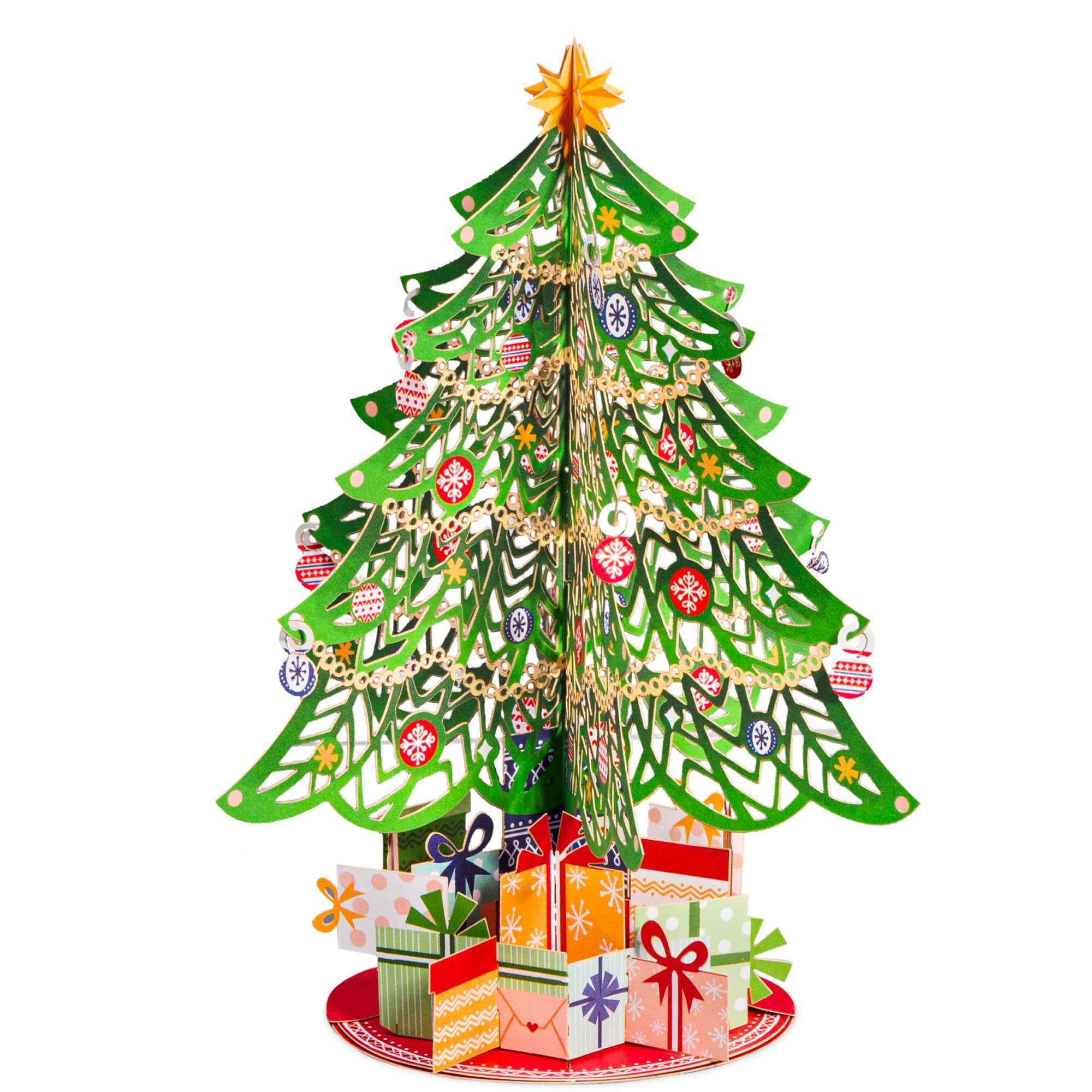Christmas Tree Pop Up Card with Keepsake Gift