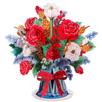 HugePop Joyous Flower Bouquet Pop Up Christmas Card by Paper Love