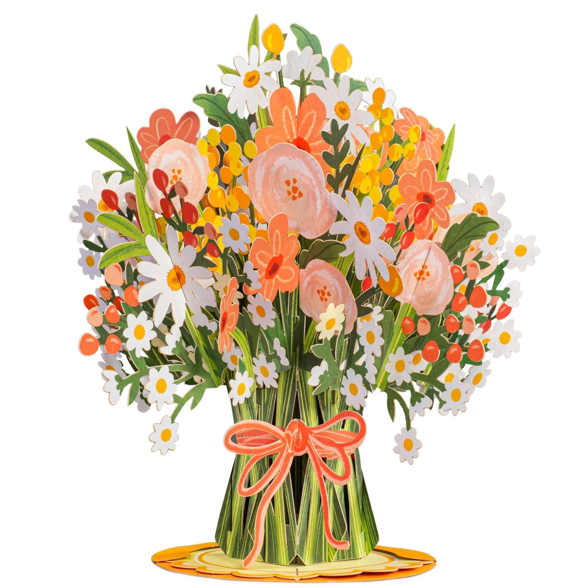 Daisy Delight Oversized Pop Up Card with Keepsake by Paper Love