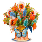 Hugepop Artisan Flower Pop Up Card with Detachable Bouquet by Paper Love