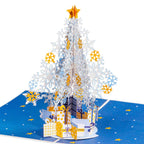 Oversized Magical Christmas Tree Keepsake Pop Up Card by Paper Love