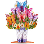 HugePop Butterfly Pop Up Card with Detachable Bouquet by Paper Love