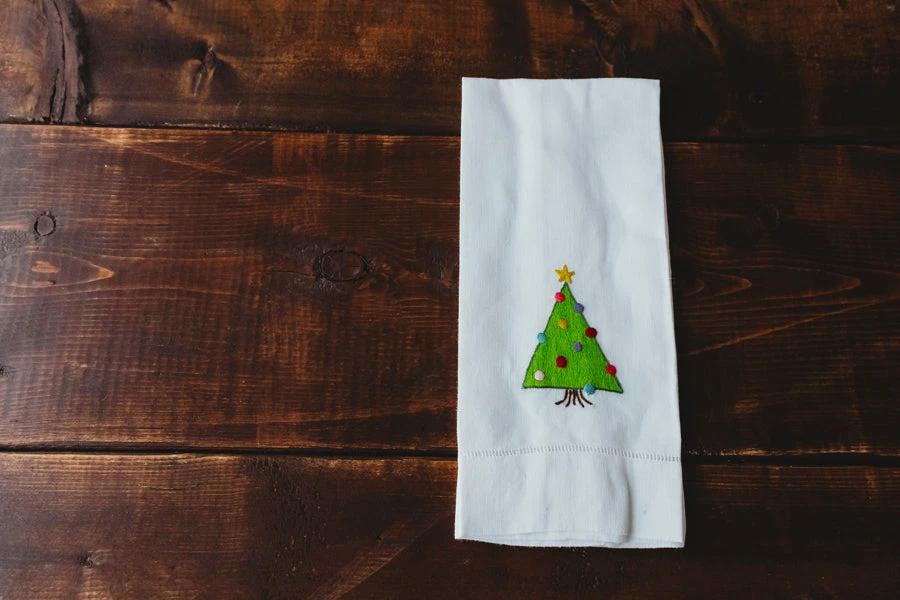 Tea Towels - Minimalist Christmas Tree by Maison d'Haiti