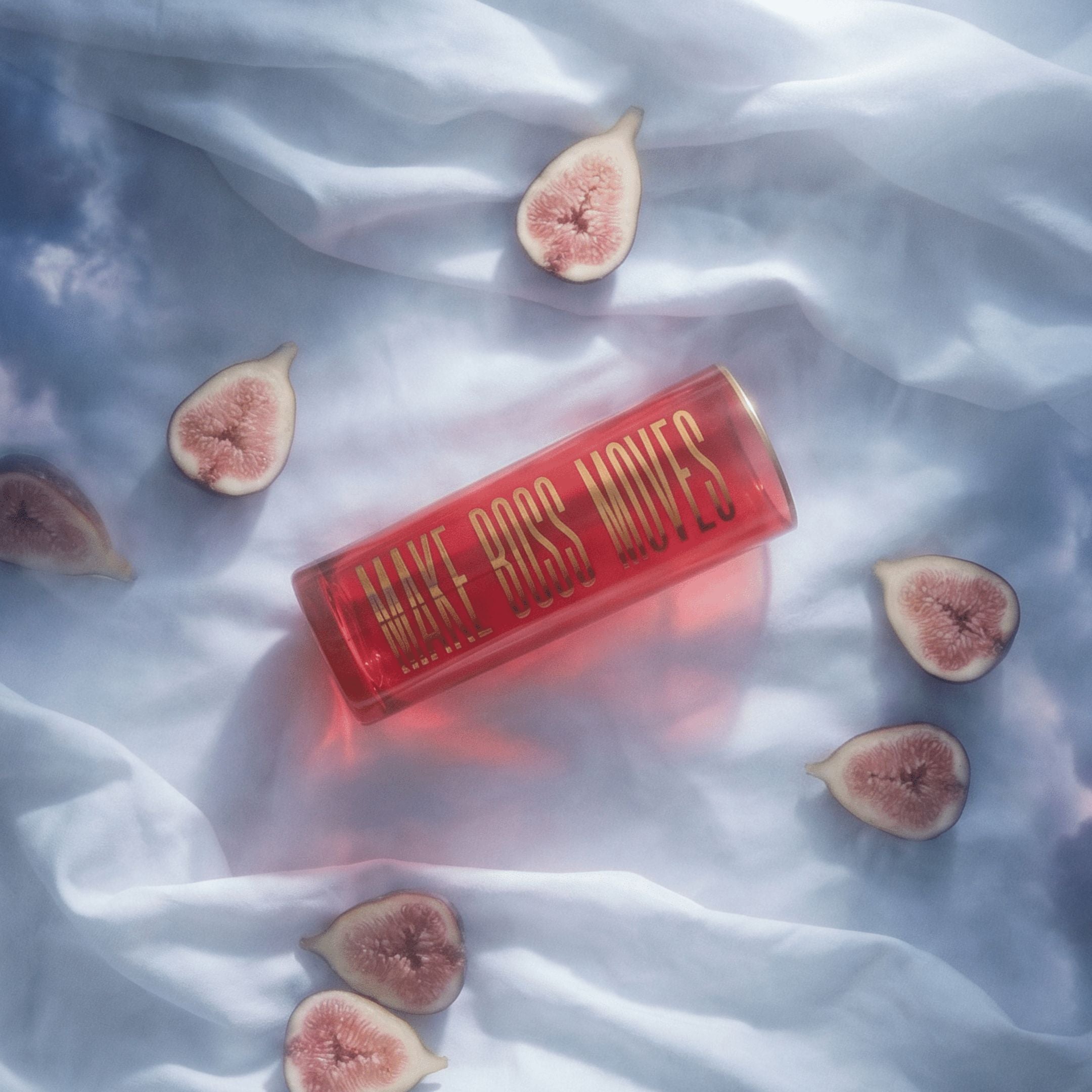 Make Boss Moves Collins Glass in Coral and Gold