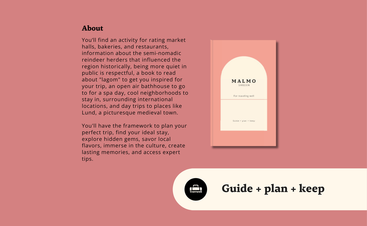 Sweden Trip Planner: Malmö, Nordic Design & Easy Day Routes