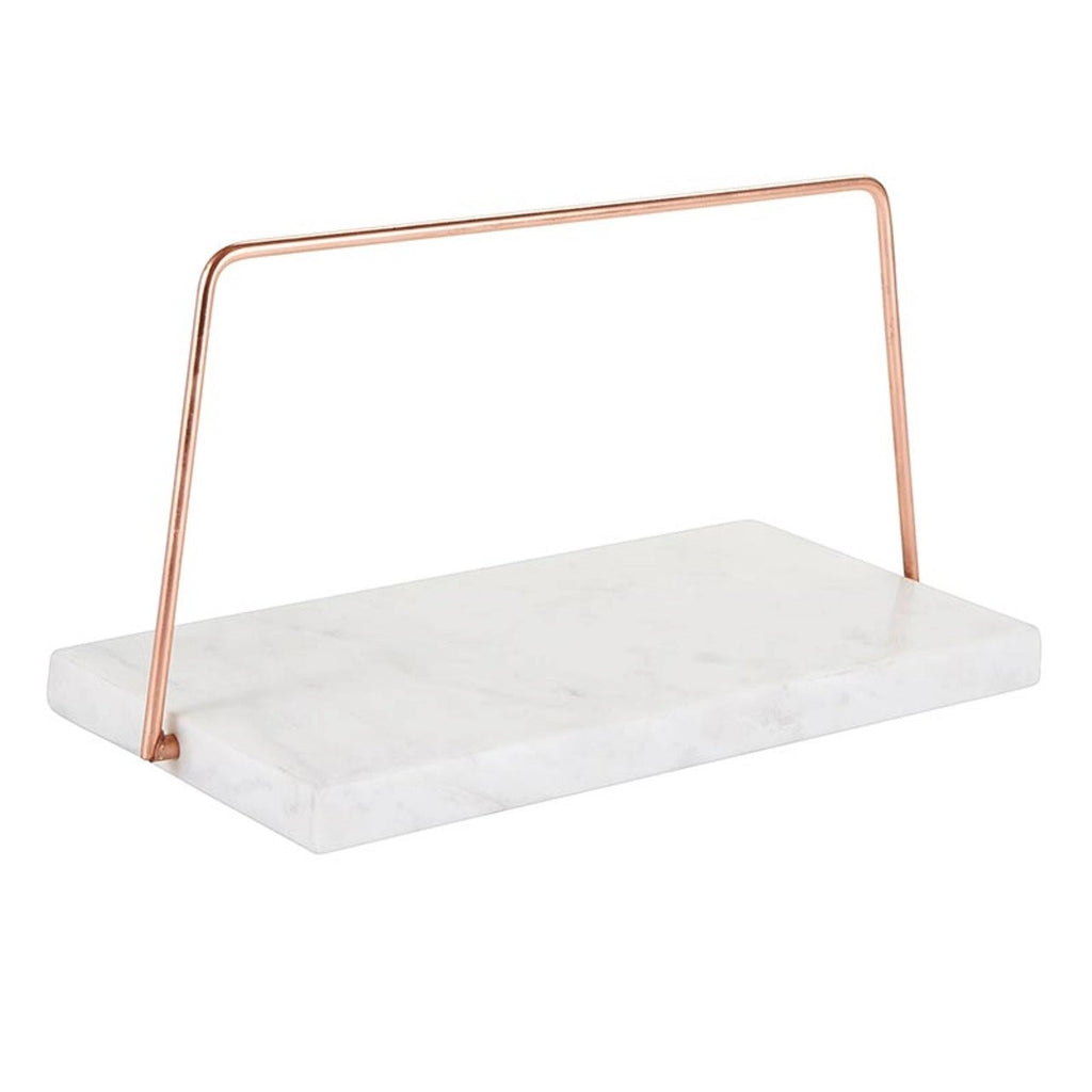 Marble + Rose Gold Iron Serving Plate | Desserts and Appetizers Display