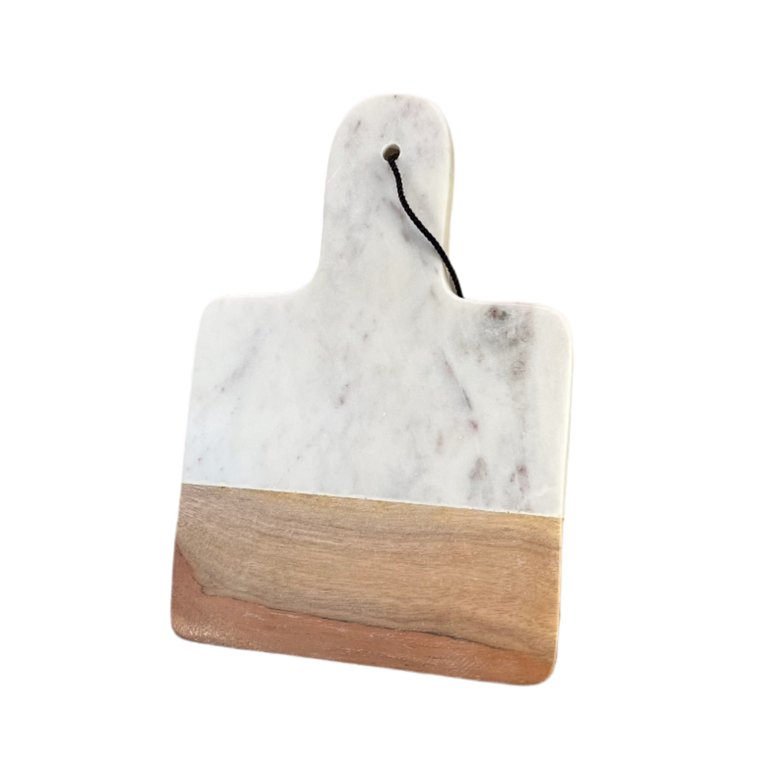 Wood and Marble Mini Charcuterie Board by Source by Studio Skara