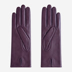 Marcella (brown) - Unlined women’s lambskin leather gloves