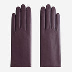 Marcella (brown) - Unlined women’s lambskin leather gloves