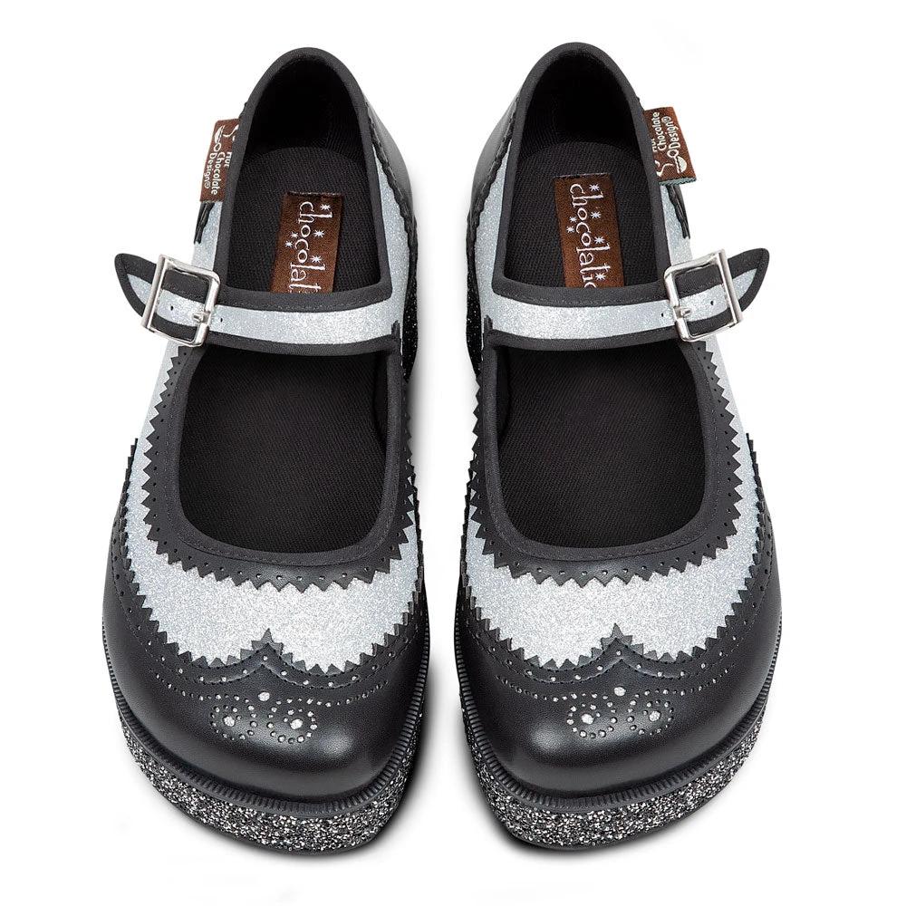 Chocolaticas® Havana Glitter Women's Mary Jane Platform by Hot Chocolate Design