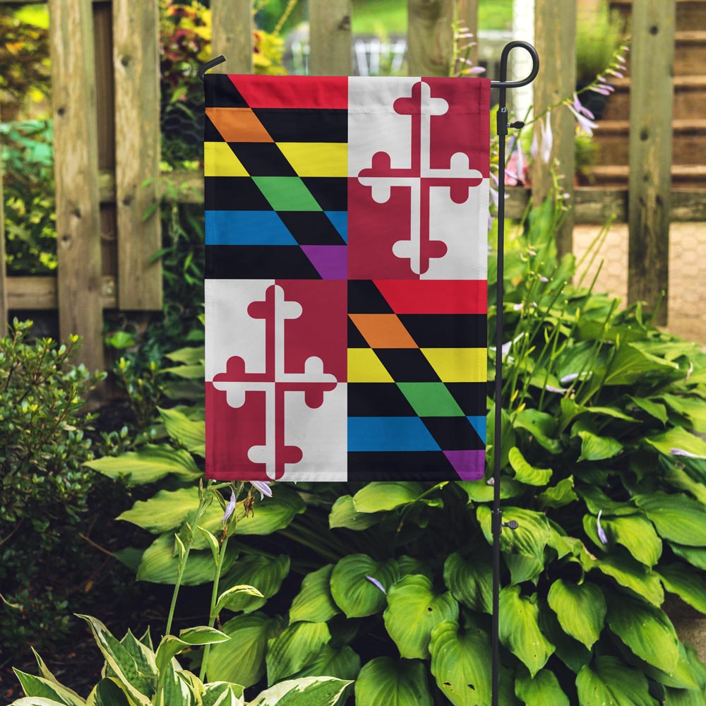 Maryland LGBTQ+ Pride Garden Flag