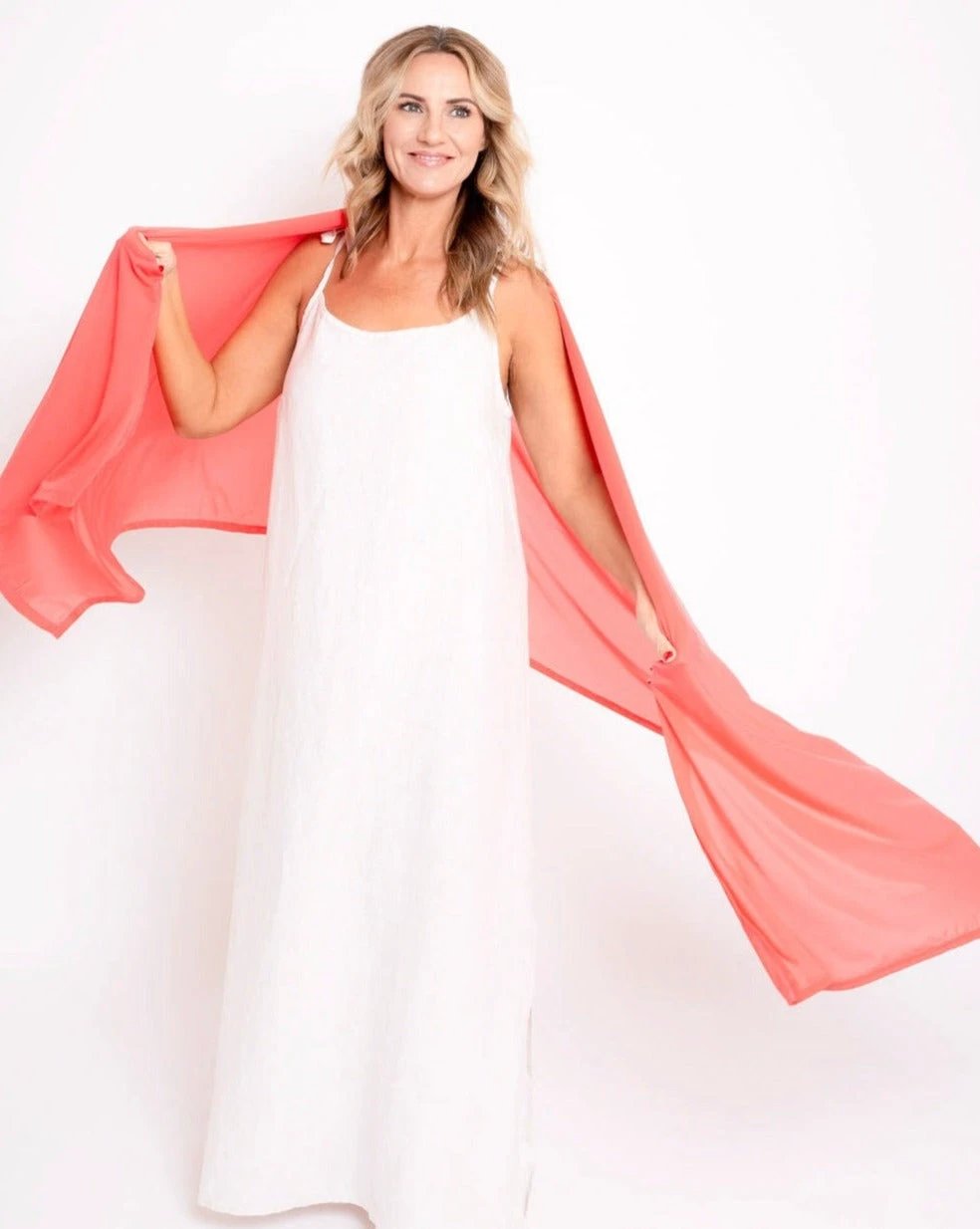 Pacific Linen Maxi Dress by Line In The Sand Swim