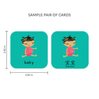 Minilingo, Mandarin/English Flashcards