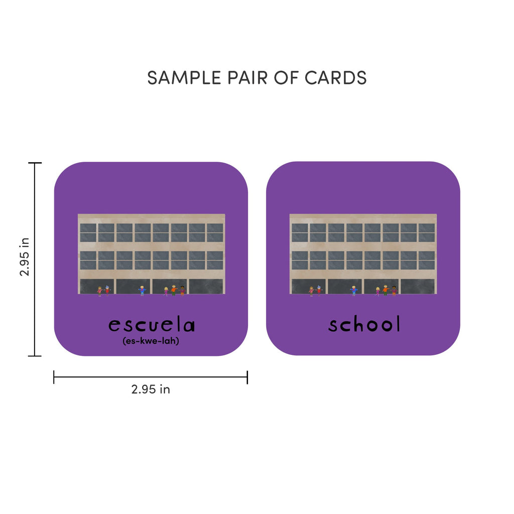 Minilingo, Spanish/English Flashcards