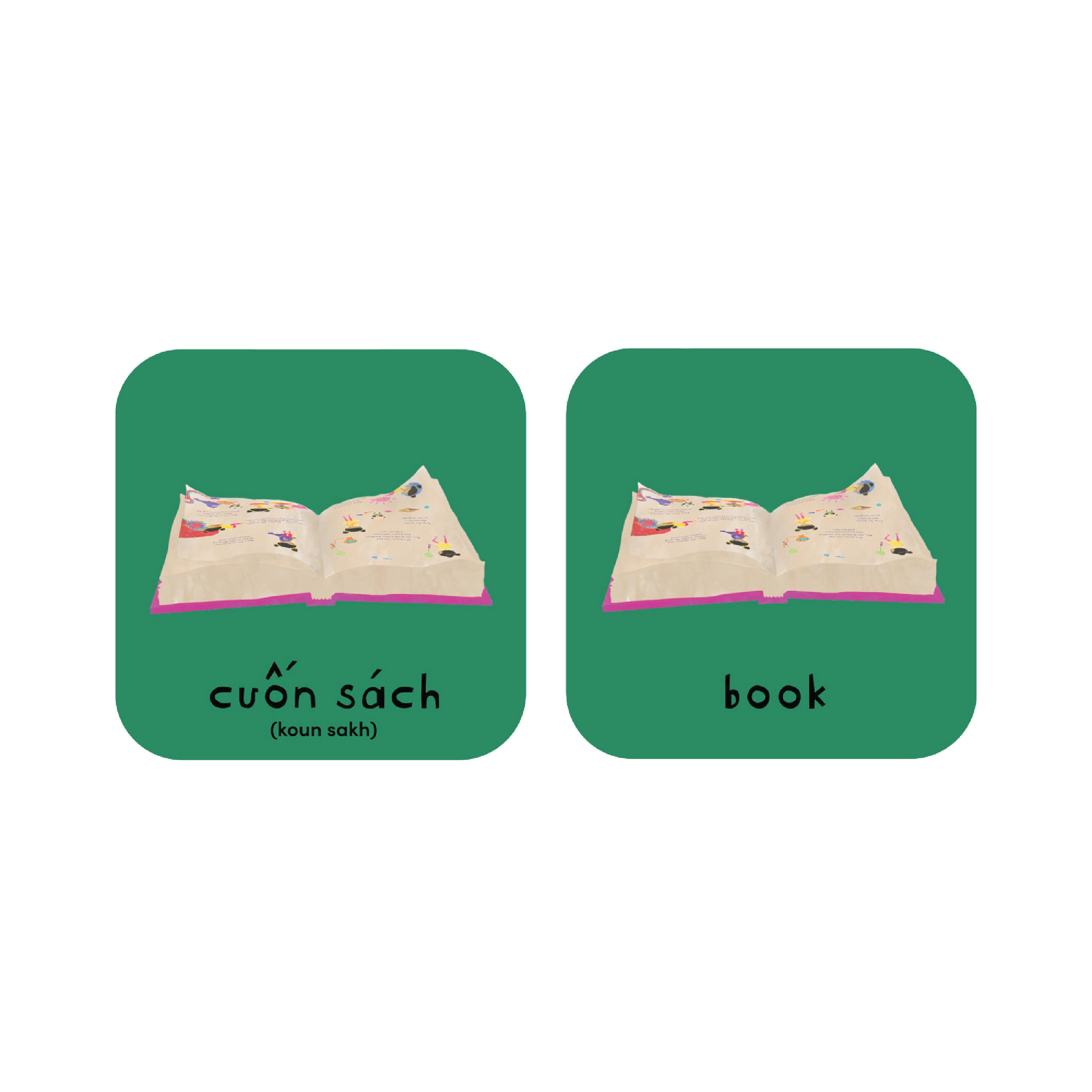 Minilingo, Vietnamese/English Flashcards