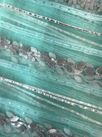 Dupatta with Silver Gota Work