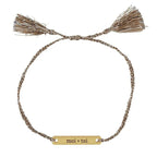 Moi + Toi Love Notes Adjustable Bracelet | In a Giftable Glass Jar with Cork Lid by The Bullish Store