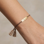 Moi + Toi Love Notes Adjustable Bracelet | In a Giftable Glass Jar with Cork Lid by The Bullish Store