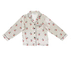 Mon Cheri Cherries Full Length Pajama Set [Available in XL Only] by The Bullish Store