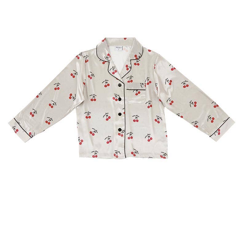 Mon Cheri Cherries Full Length Pajama Set [Available in XL Only]