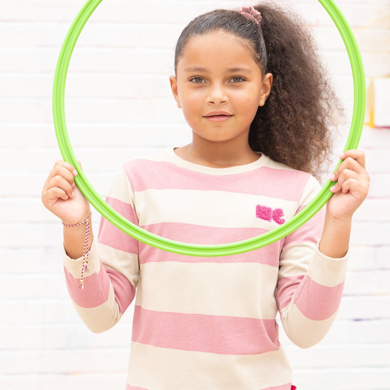 Pink Rugby Stripe T-Shirt