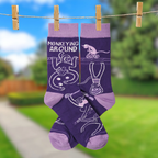 Monkeying Around Socks | Funny Unisex Socks by The Bullish Store