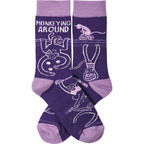 Monkeying Around Socks | Funny Unisex Socks by The Bullish Store