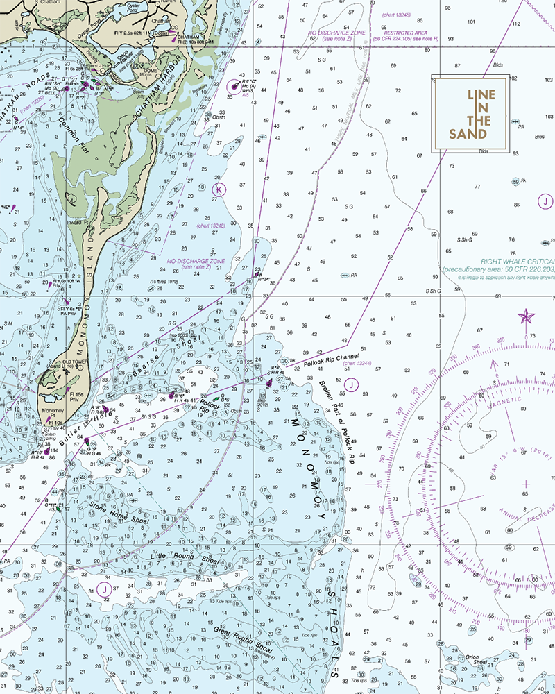 Nautical Chart Solar Gaiter by Line In The Sand Swim