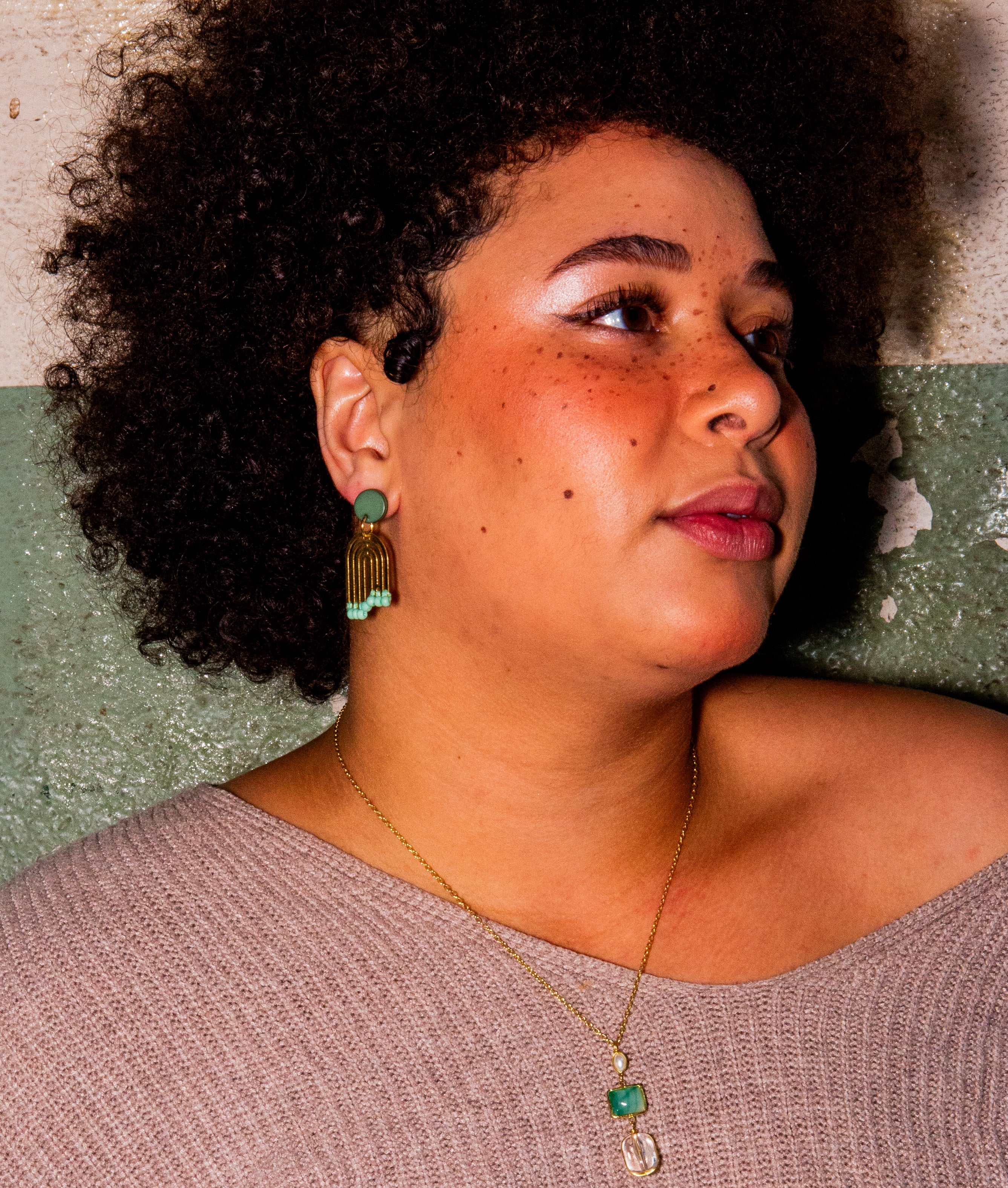 Regency Drop Pendant Necklace