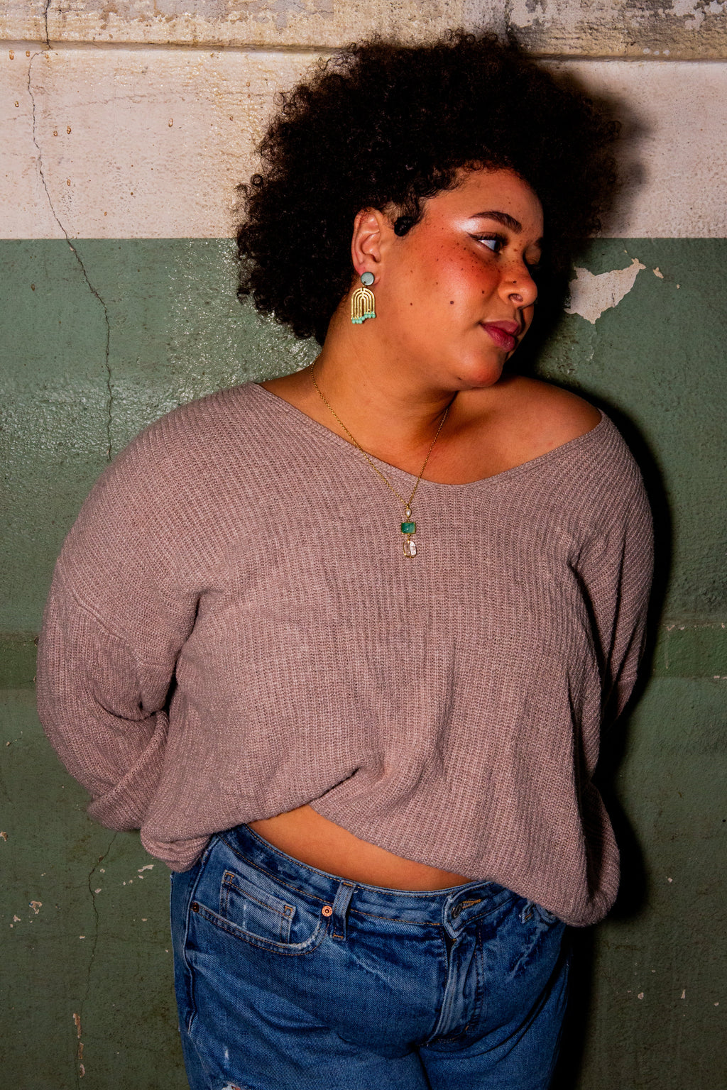 Regency Drop Pendant Necklace