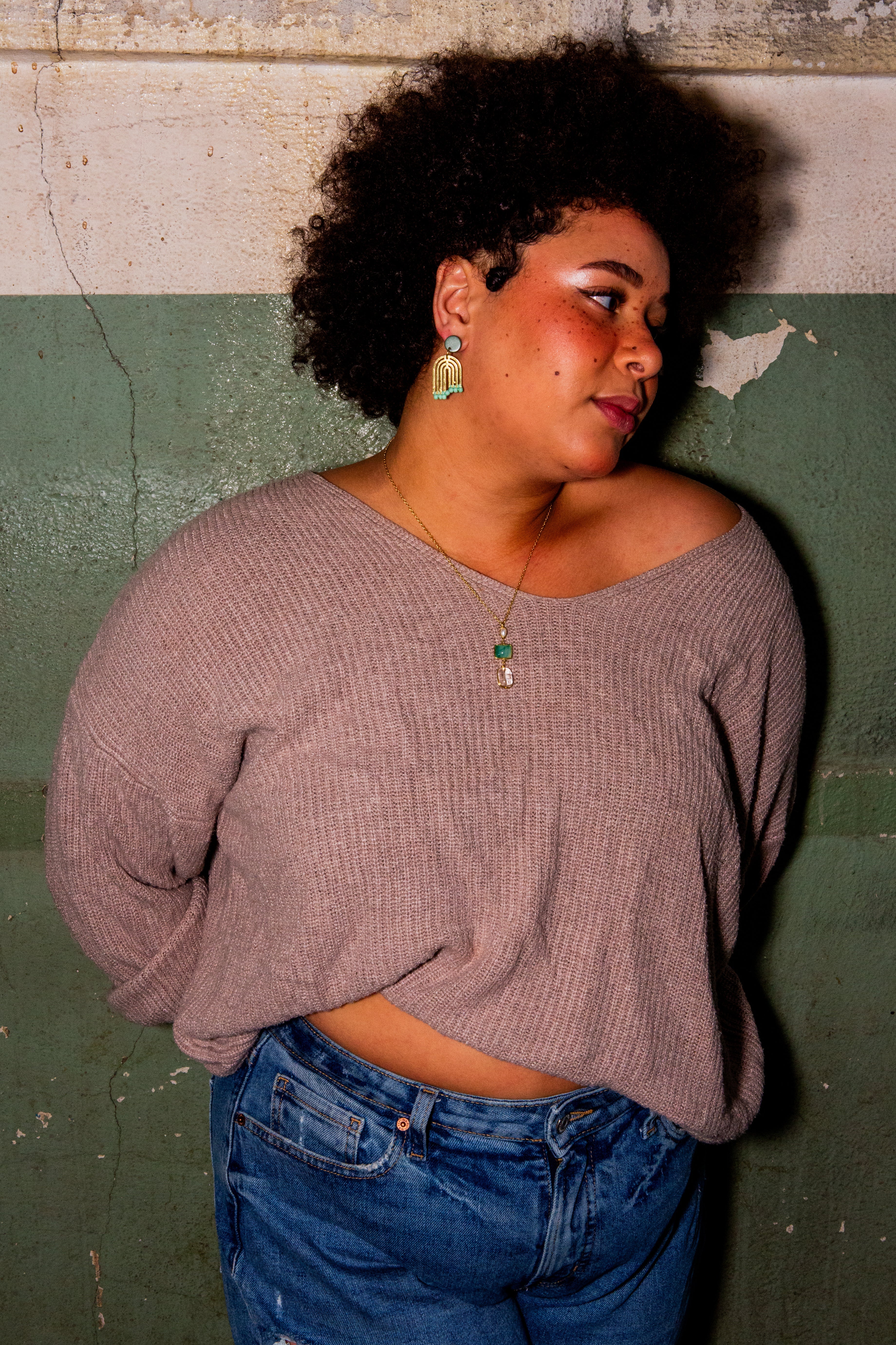 Regency Drop Pendant Necklace