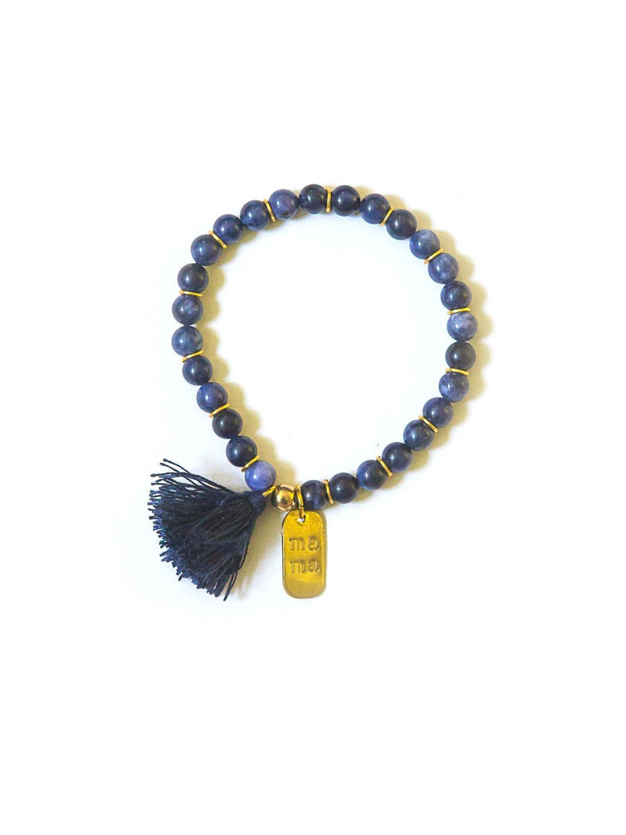Mother's Love Stone Bracelet - Sodalite