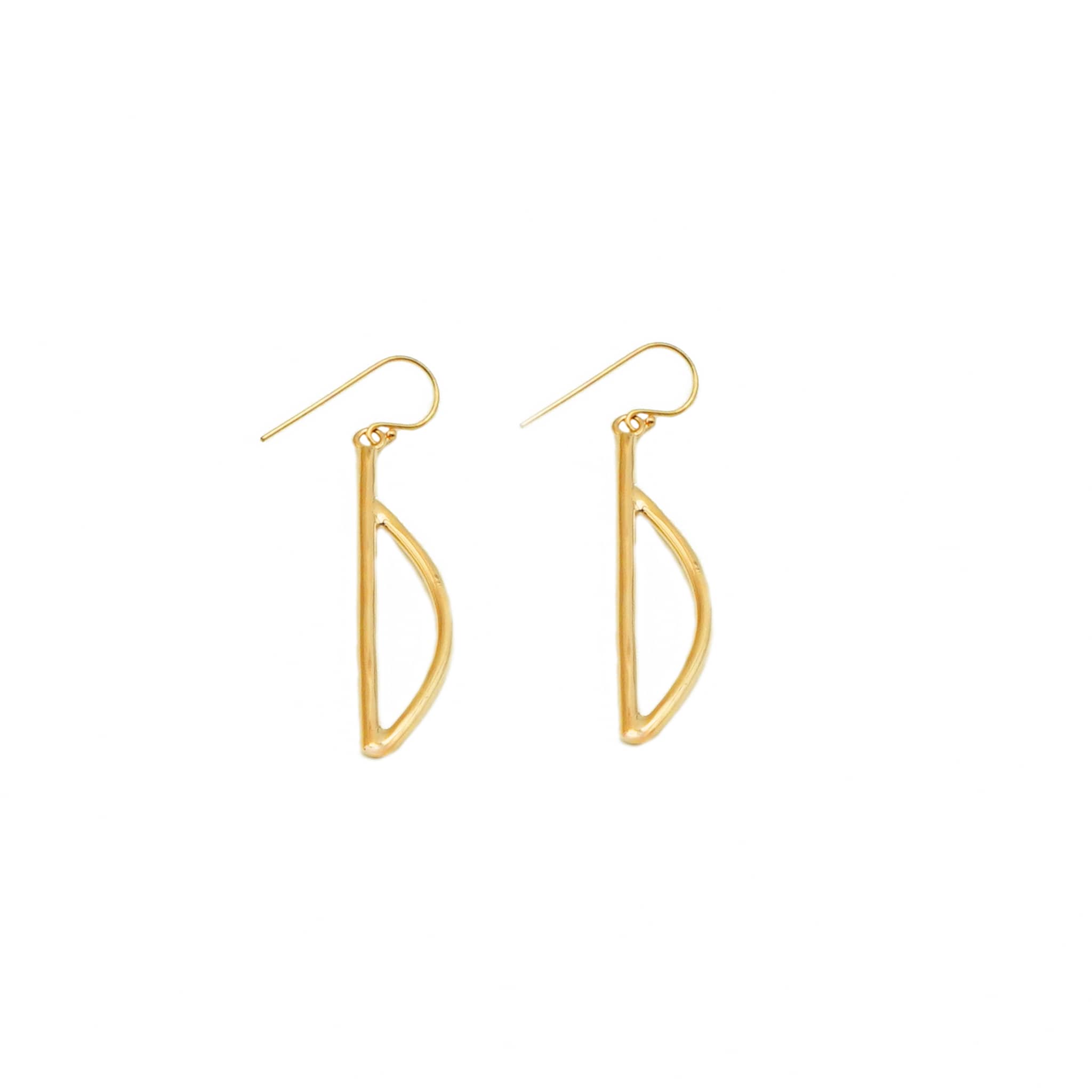 Moyo D Initial Drop Earrings