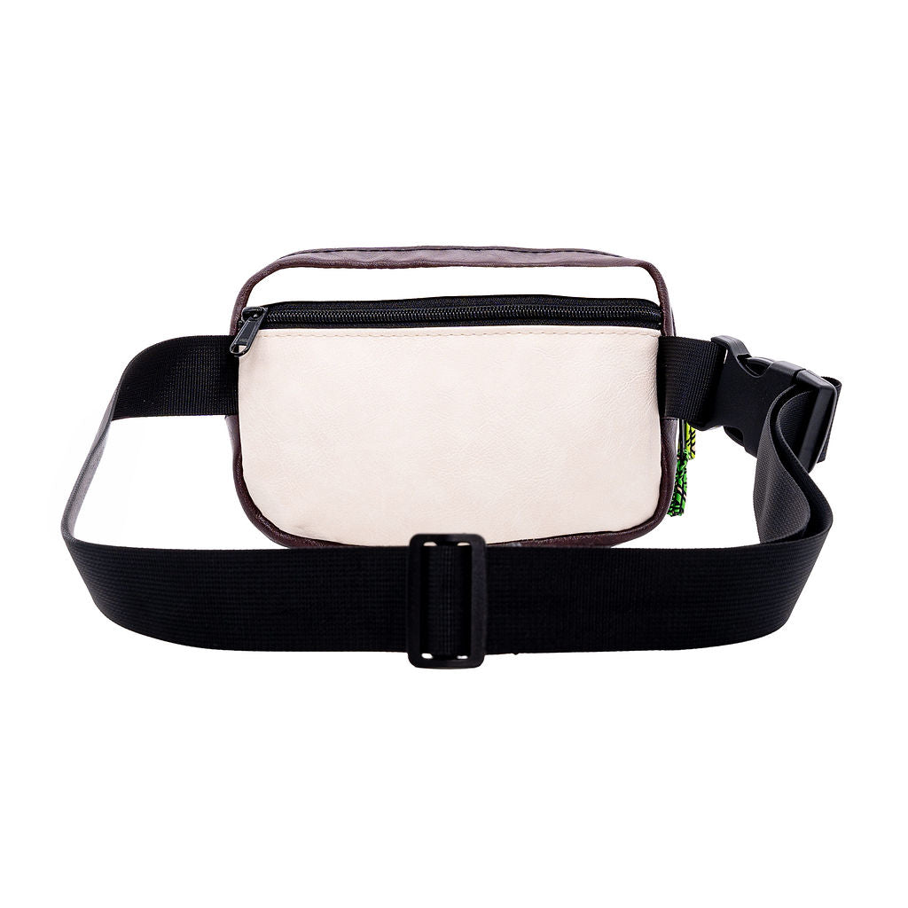 Vegan Leather Belt Bag for Men & Women, Crossbody Fanny Pack