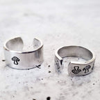 Mushroom Silver Ring