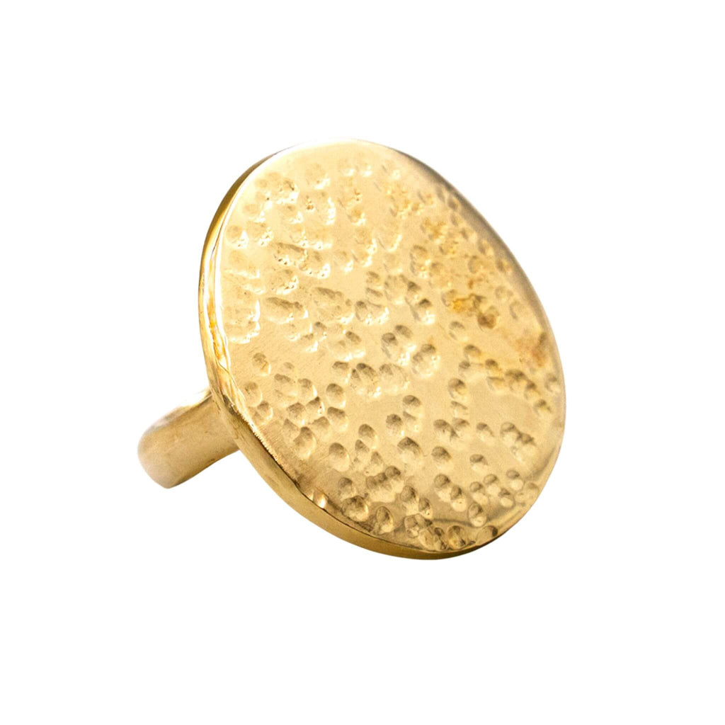 Mwanzo Circular Large Disc Ring for Women