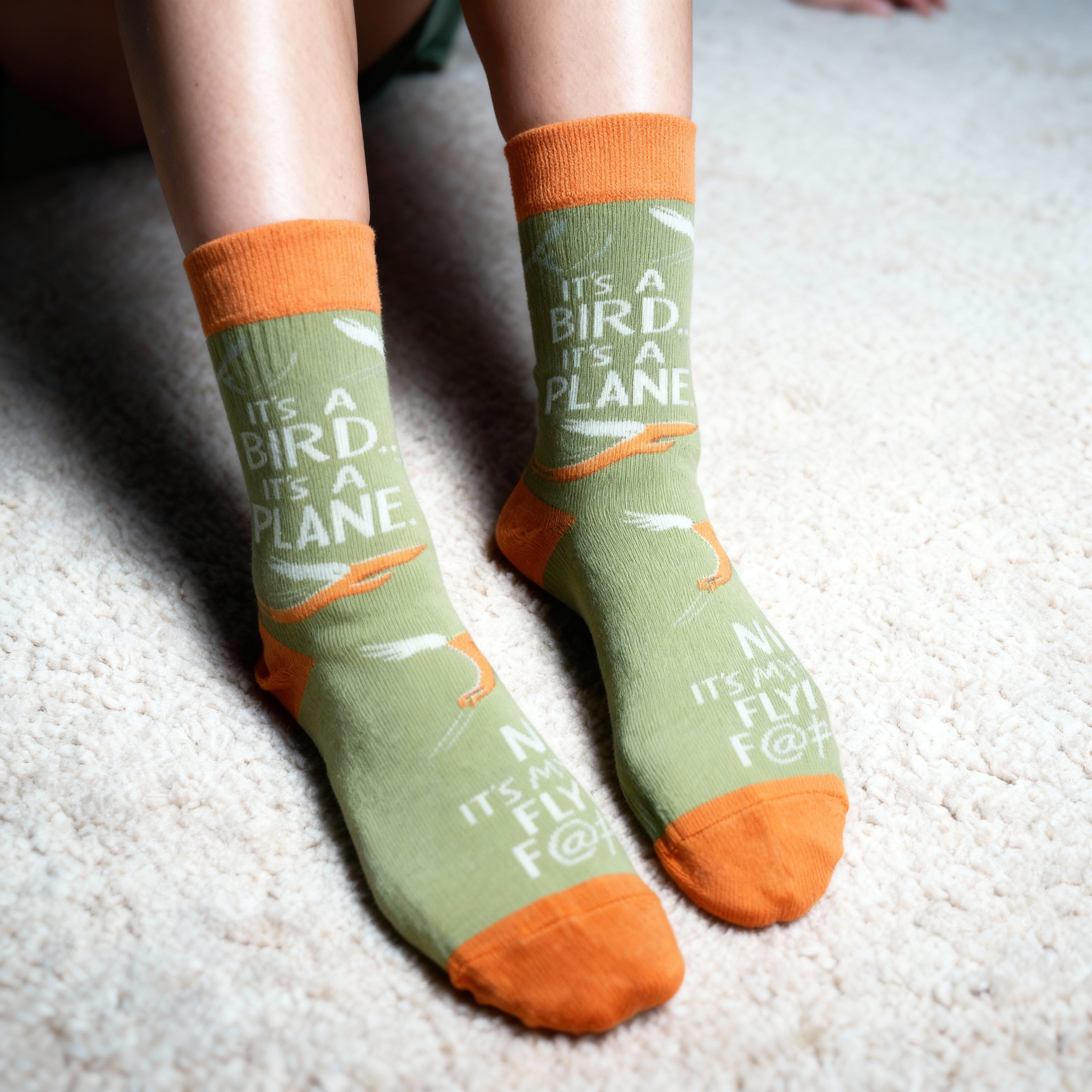 My Last Flying F@#* Socks | Colorful Novelty Unisex Socks | Gift for Her
