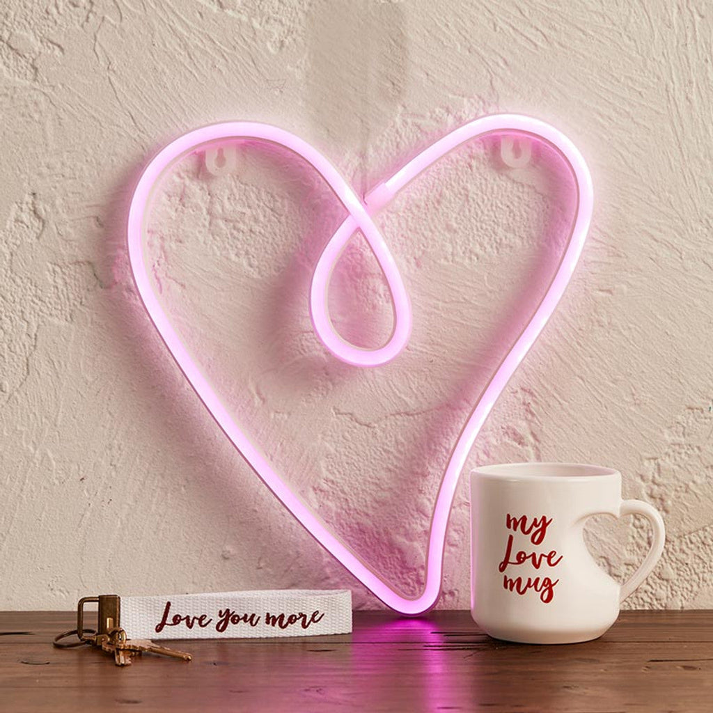 My Love Mug Heart Shaped Handle Mug | Coffee Tea Stoneware Cup | 12oz.