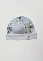 Newborn 3 pc Gift Set w Gift Box- "Protection Jaguar" GREEN by JAVIERA VARAS STUDIO