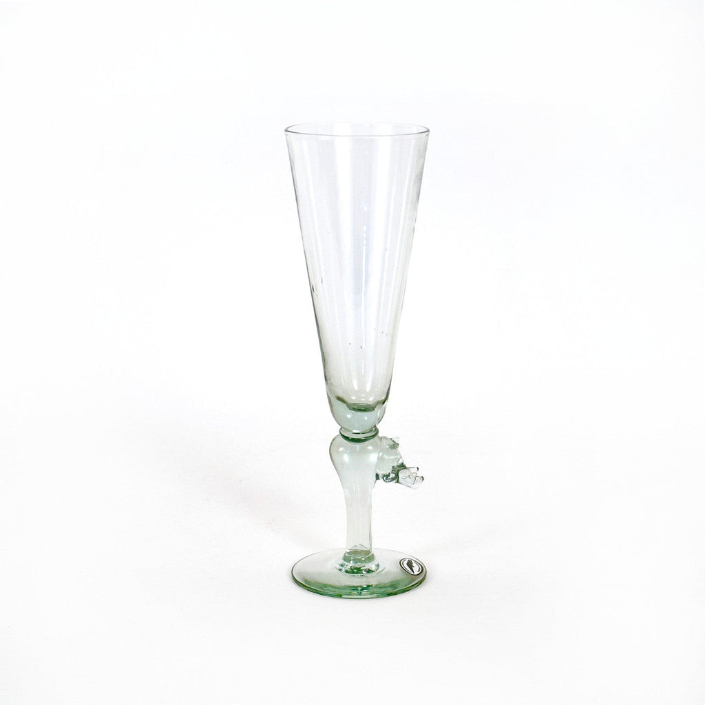 Champagne Glass with Animal Stem